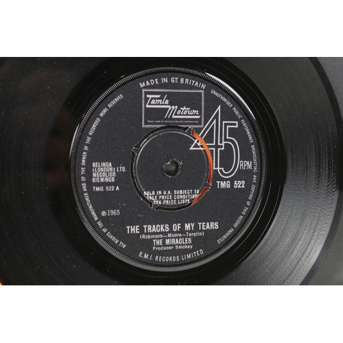 419 - Vinyl - The Miracles ‎– The Tracks Of My Tears / A Fork In The Road, 7” single on Motown Records - T... 