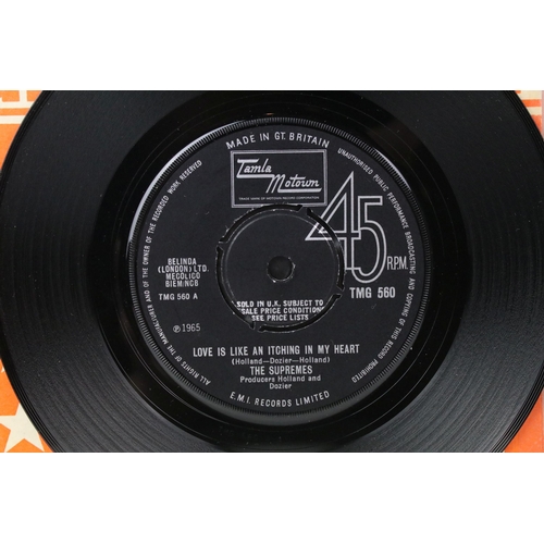 424 - Vinyl - The Supremes ‎– Love Is Like An Itching In My Heart / He’s All I Got,   7” single on Motown ... 