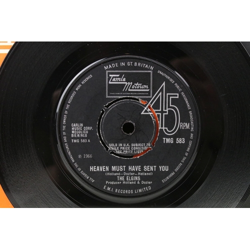 427 - Vinyl - The Elgins ‎– Heaven Must Have Sent You / Stay In My Lonely Arms, 7” single on Motown Record... 