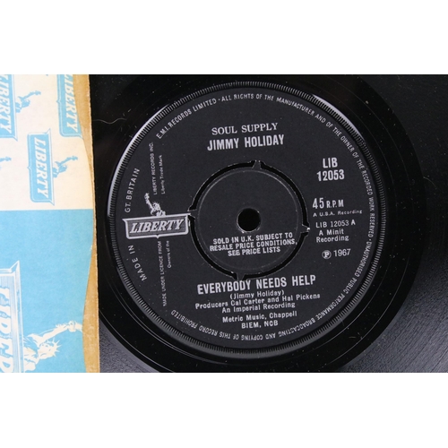 434 - Vinyl - 6 Soul / Northern Soul UK pressing 7” singles on Liberty Records to include: Jimmy Holiday –... 