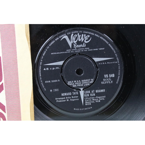 435 - Vinyl - 7 Howard Tate original Uk 1st pressing 7” singles on Verve Records to include: Ain't Nobody ... 