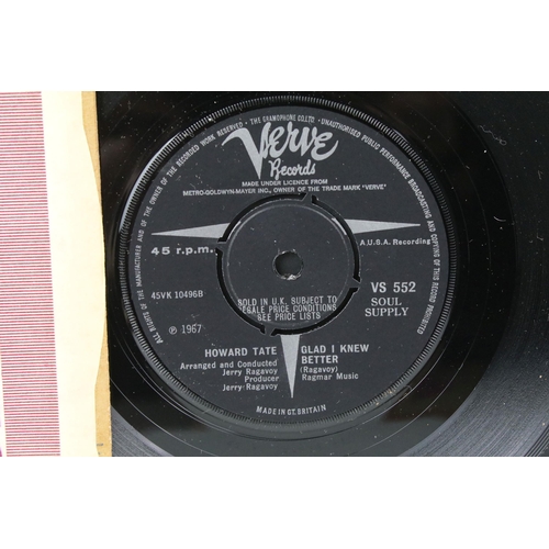 435 - Vinyl - 7 Howard Tate original Uk 1st pressing 7” singles on Verve Records to include: Ain't Nobody ... 