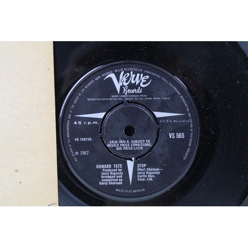 435 - Vinyl - 7 Howard Tate original Uk 1st pressing 7” singles on Verve Records to include: Ain't Nobody ... 