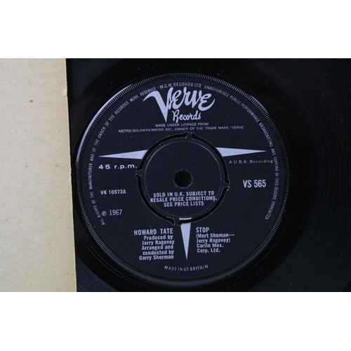 435 - Vinyl - 7 Howard Tate original Uk 1st pressing 7” singles on Verve Records to include: Ain't Nobody ... 