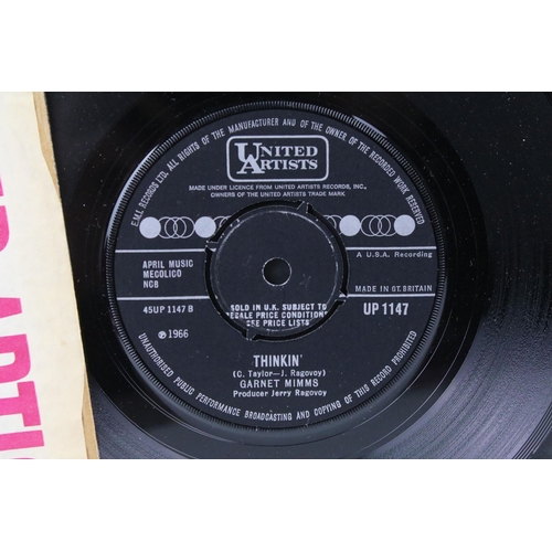 436 - Vinyl - 6 Garnet Mimms UK 1st pressing singles to include: Baby, Don't You Weep (United Artists Reco... 