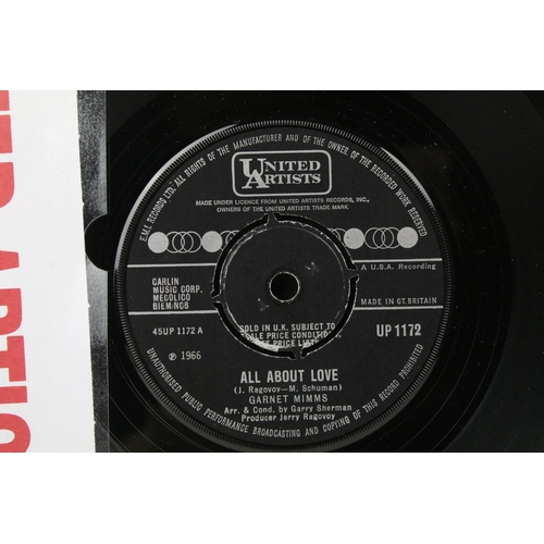 436 - Vinyl - 6 Garnet Mimms UK 1st pressing singles to include: Baby, Don't You Weep (United Artists Reco... 