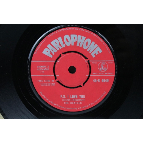 437 - Vinyl - The Beatles – Love Me Do / P.S. I Love You, 7” single on Parlophone Records - 45-R 4949, ori... 