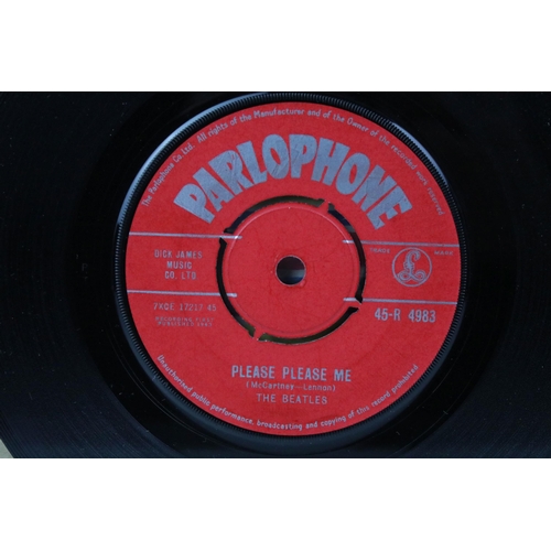 438 - Vinyl - The Beatles – Please Please Me / Ask Me Why,  7” single on Parlophone Records - 45-R 4983, o... 