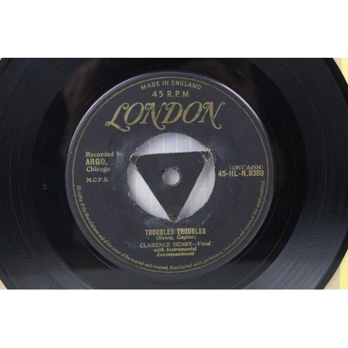 579 - Vinyl - Clarence Henry – Ain't Got No Home / Troubles, Troubles 7” single on London Records - 45-HL-... 