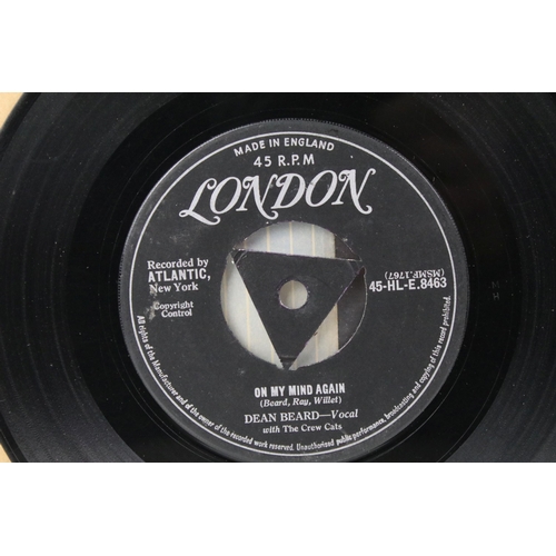 581 - Vinyl - Dean Beard And The Crew Cats – Rakin' & Scrapin’ / On My Mind Again 7” single on London Reco... 