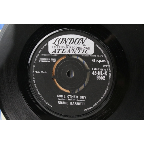 586 - Vinyl - Richie Barrett – Some Other Guy / Tricky Dicky 7” single on London Records - 45-HL-K 9552, o... 