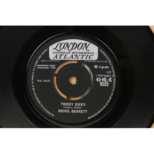 586 - Vinyl - Richie Barrett – Some Other Guy / Tricky Dicky 7” single on London Records - 45-HL-K 9552, o... 