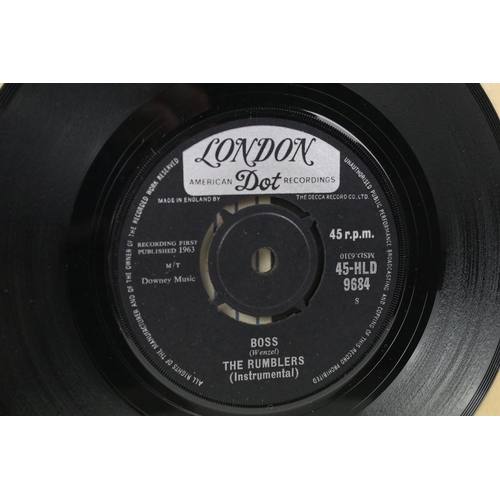 587 - Vinyl - The Rumblers ‎– Boss / I Don’t Need You No More 7” single on London Records - 45-HLD 9684, o... 