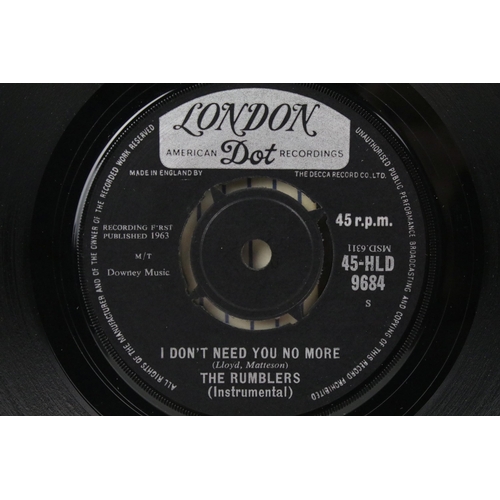 587 - Vinyl - The Rumblers ‎– Boss / I Don’t Need You No More 7” single on London Records - 45-HLD 9684, o... 