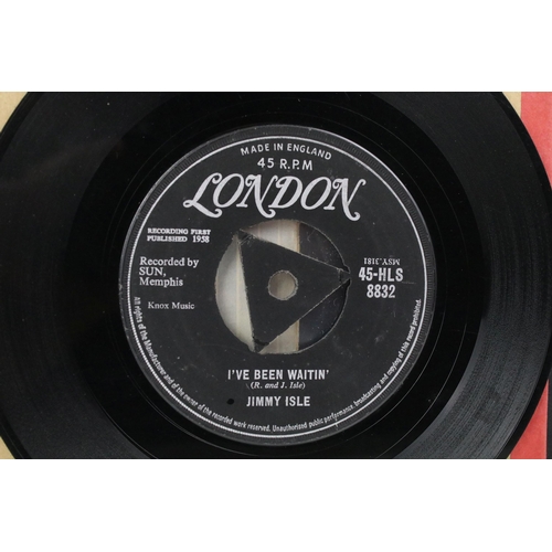 589 - Vinyl - Jimmy Isle – I've Been Waitin’ / Diamond Ring 7” single on London Records - 45-HLS 8832, ori... 