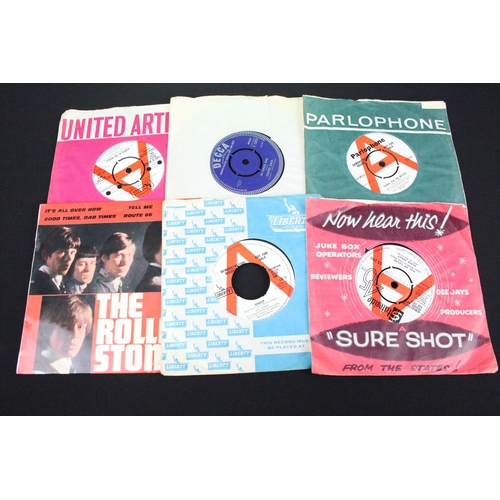 317 - Vinyl - Over 100 Rock / Pop / Folk mainly 1960’s UK pressing 7” singles including some French EP’s a... 