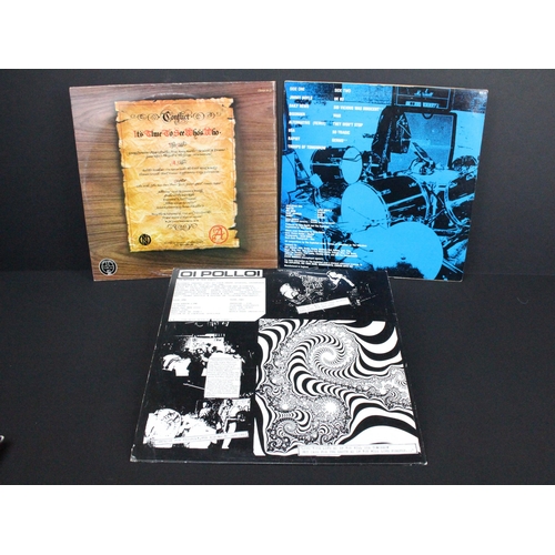 499 - Vinyl - 7 Anarcho Punk / Crass LPs to include Disaffect (numbered, coloured vinyl), DV, Disrupters, ... 