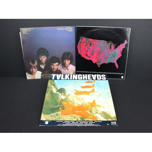 519 - Vinyl - 6 Talking Heads LPs and 1 David Byrne LP to include 77 (x2), Songs About Buildings, Remain I... 