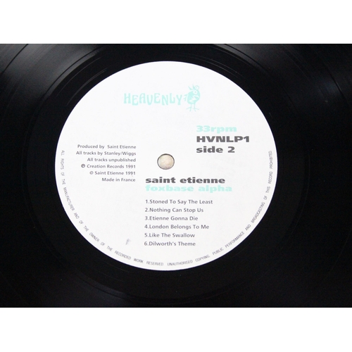 96 - Vinyl / Cassette - Saint Etienne Foxbase Alpha on Heavenly HVNLP1 Ex/Ex+ along with a cassette of th... 