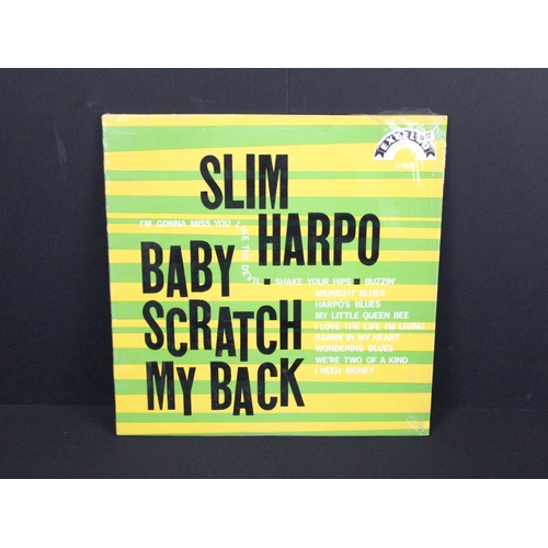 97 - Vinyl - Blues - Slim Harpo – Baby Scratch My Back LP on Excello Records LP 8005 / LP-8005. Sleeve Vg... 