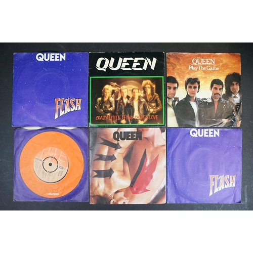 166 - Vinyl - 8 Queen & members LPs & 6 7