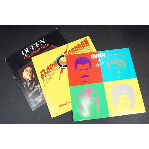 166 - Vinyl - 8 Queen & members LPs & 6 7