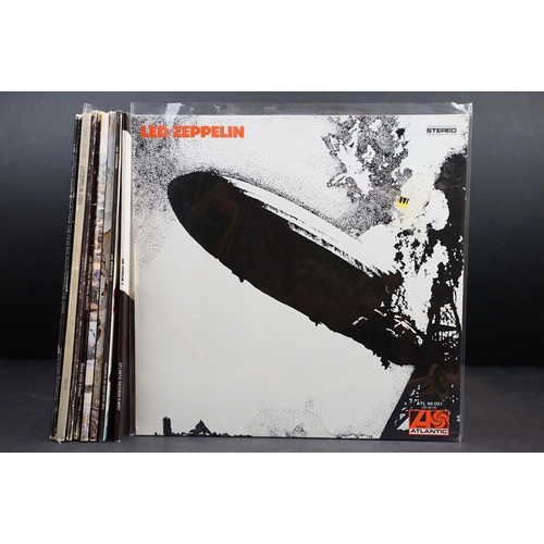 167 - Vinyl - 9 Led Zeppelin LPs to include I, II, III, IV, Houses Of The Holy, Physical Graffiti, In Thro... 