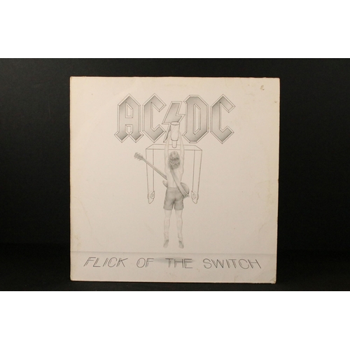 175 - Vinyl - 12 ACDC LPs to include Back In Black, Flick Of The Switch x 2, Highway To Hell x 2, Powerage... 