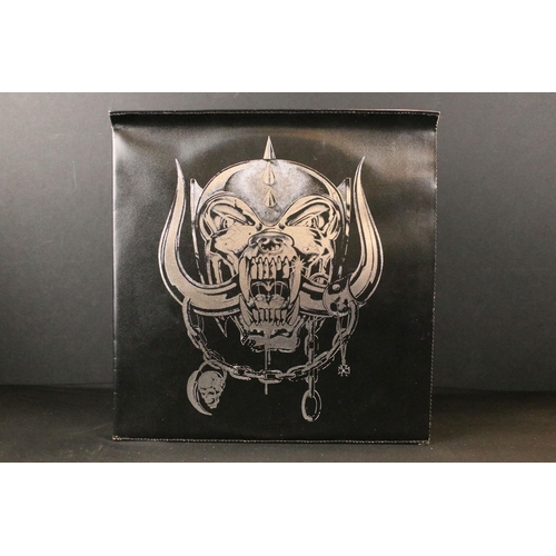 179 - Vinyl - 6 Motorhead LPs to include No Remorse (leather sleeve) Ex, Iron Fist x 2, Rock N Roll, Ace O... 