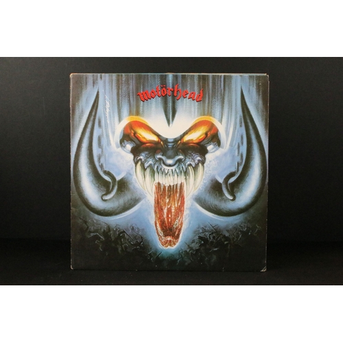 179 - Vinyl - 6 Motorhead LPs to include No Remorse (leather sleeve) Ex, Iron Fist x 2, Rock N Roll, Ace O... 