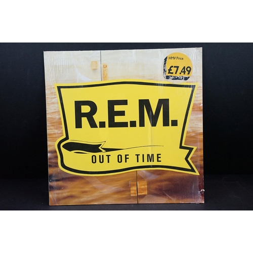 188 - Vinyl - 4 1990s LPs to include Van Morrison (Hymns To The Silence), REM (Out Of Time, in open shrink... 