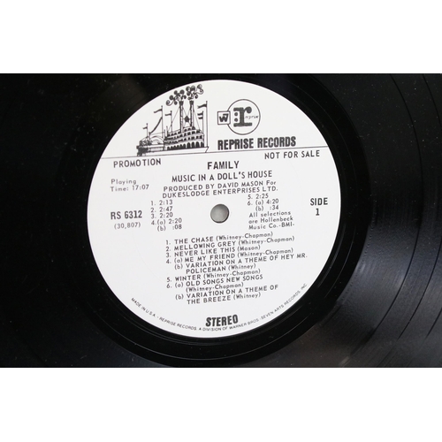 25 - Vinyl - Family ‎– Music In A Doll's House LP on Reprise Records - RS 6312. Original US 1st promo pre... 