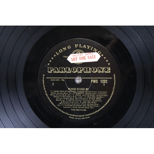 4 - Vinyl - The Beatles Please Please Me promo sample LP on Parlophone Records PMC 1202. Original UK fir... 