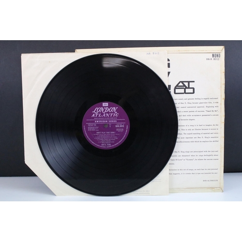 50 - Vinyl - Soul - 3 original UK 1st pressing Soul albums on London Records to include: Ben E. King – Do... 