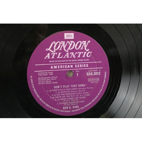 50 - Vinyl - Soul - 3 original UK 1st pressing Soul albums on London Records to include: Ben E. King – Do... 