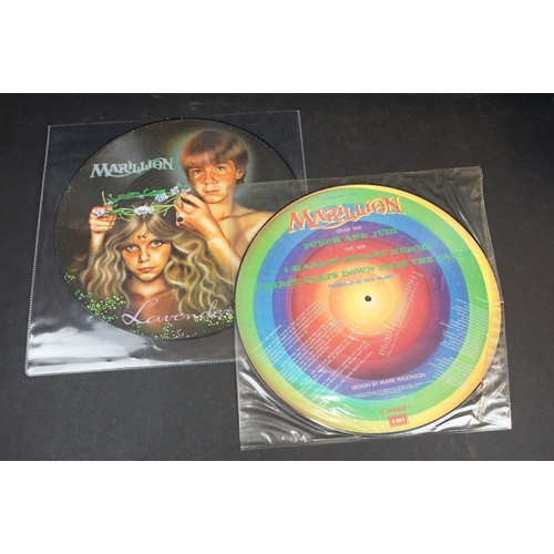 558 - Vinyl - 5 Marillion LP albums, 4 x 12” picture discs and one shaped 7” picture disc to include: Clut... 