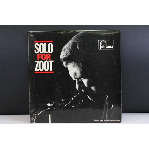 61 - Vinyl - Jazz - Zoot Sims – Solo For Zoot LP on Fontana Records - 680 982 TL. Original UK 1st mono pr... 