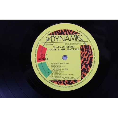 66 - Vinyl - Reggae - Toots & The Maytals ‎– Slatyam Stoot LP on Dynamic Sounds ‎DY3331. Original Jamaica... 