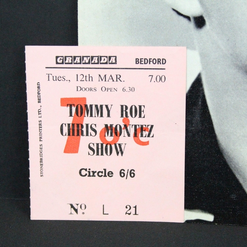 684 - Memorabilia - The Beatles / Chris Montez / Tommy Roe, original UK 1963 Tour Programme with ticket st... 