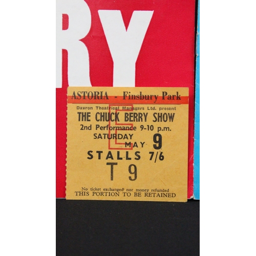 687 - Memorabilia - 4 original 1960’s UK tour programmes to include:  Chuck Berry / The Animals / Carl Per... 