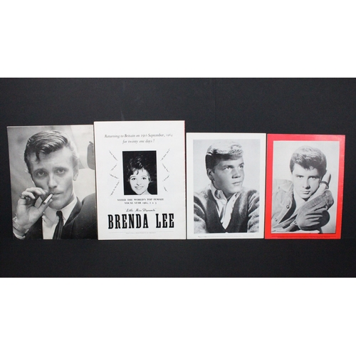 687 - Memorabilia - 4 original 1960’s UK tour programmes to include:  Chuck Berry / The Animals / Carl Per... 