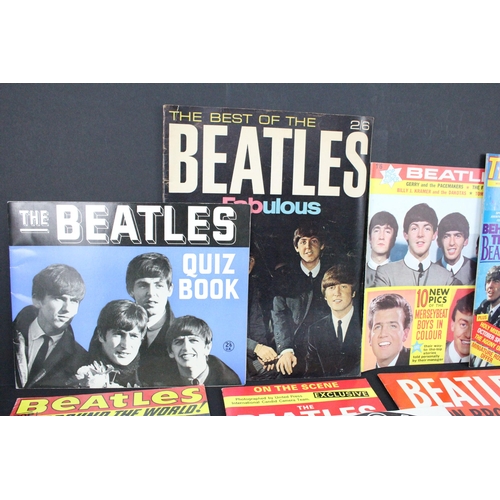 693 - Memorabilia - 14 The Beatles original 1960’s souvenir booklets and magazine to include: 1964 The Bea... 