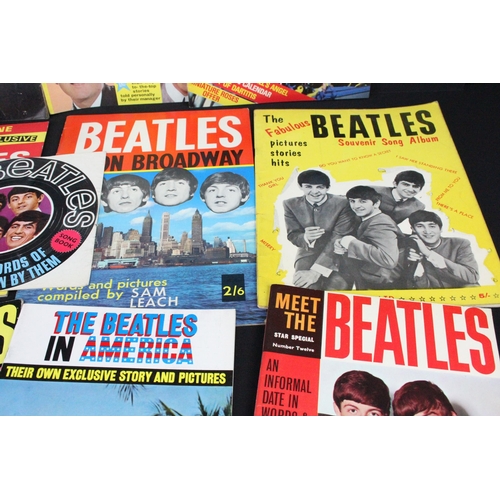 693 - Memorabilia - 14 The Beatles original 1960’s souvenir booklets and magazine to include: 1964 The Bea... 