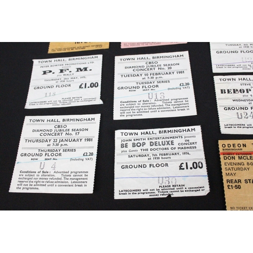 694 - Memorabilia - 22 original ticket stubs to include, Bob Dylan 1965, Love 1975, Hawkwind 1974, Magma 1... 