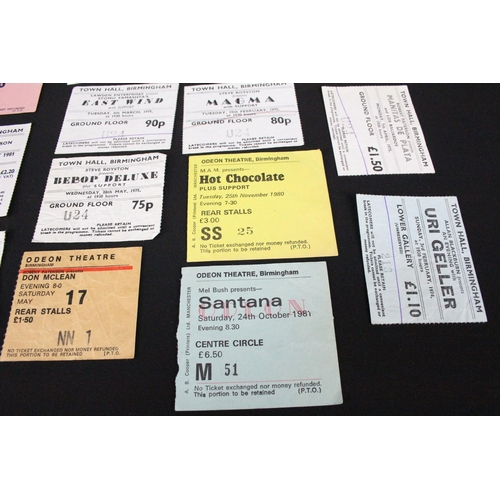 694 - Memorabilia - 22 original ticket stubs to include, Bob Dylan 1965, Love 1975, Hawkwind 1974, Magma 1... 