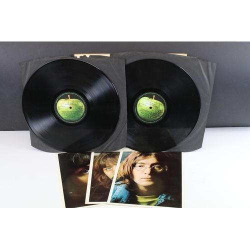 7 - Vinyl - The Beatles White Album (PCS 7067/8) No. 0401923, top opener, stereo, black inners, 3 photos... 