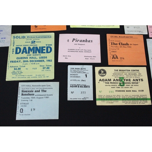 710 - Memorabilia - 18 Punk / New Wave tickets / ticket stubs to include The Clash x 7 (including Sunday 1... 