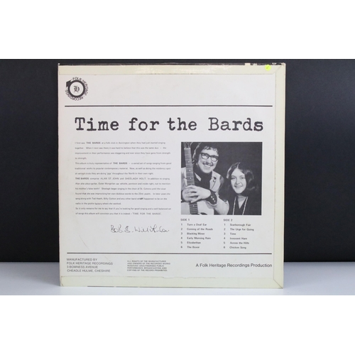 75 - Vinyl - Folk - The Bards – Time For The Bards LP on Folk Heritage Recordings – FHR 019M. Original UK... 