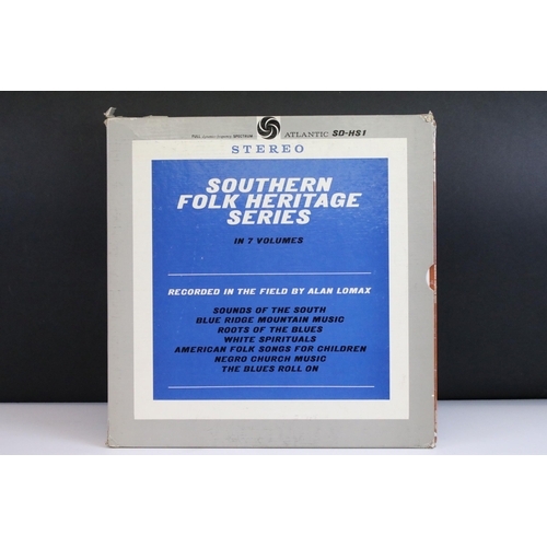 76 - Vinyl - Southern Folk Heritage Series Recorded In The Field By Alan Lomax, box set on Atlantic Recor... 