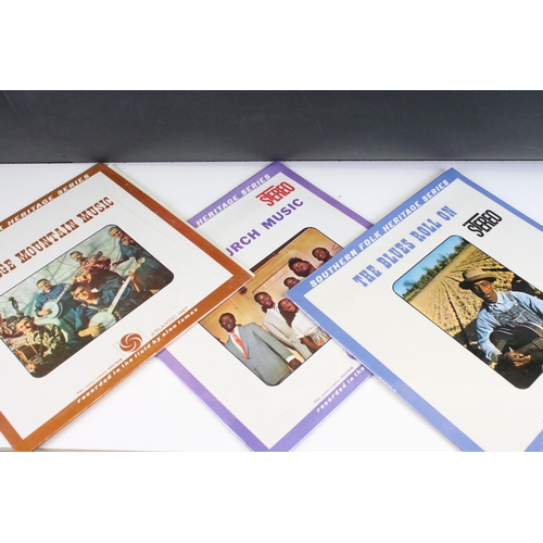 76 - Vinyl - Southern Folk Heritage Series Recorded In The Field By Alan Lomax, box set on Atlantic Recor... 